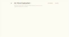 Desktop Screenshot of el-vegetariano.com.ar