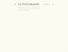 Tablet Screenshot of el-vegetariano.com.ar
